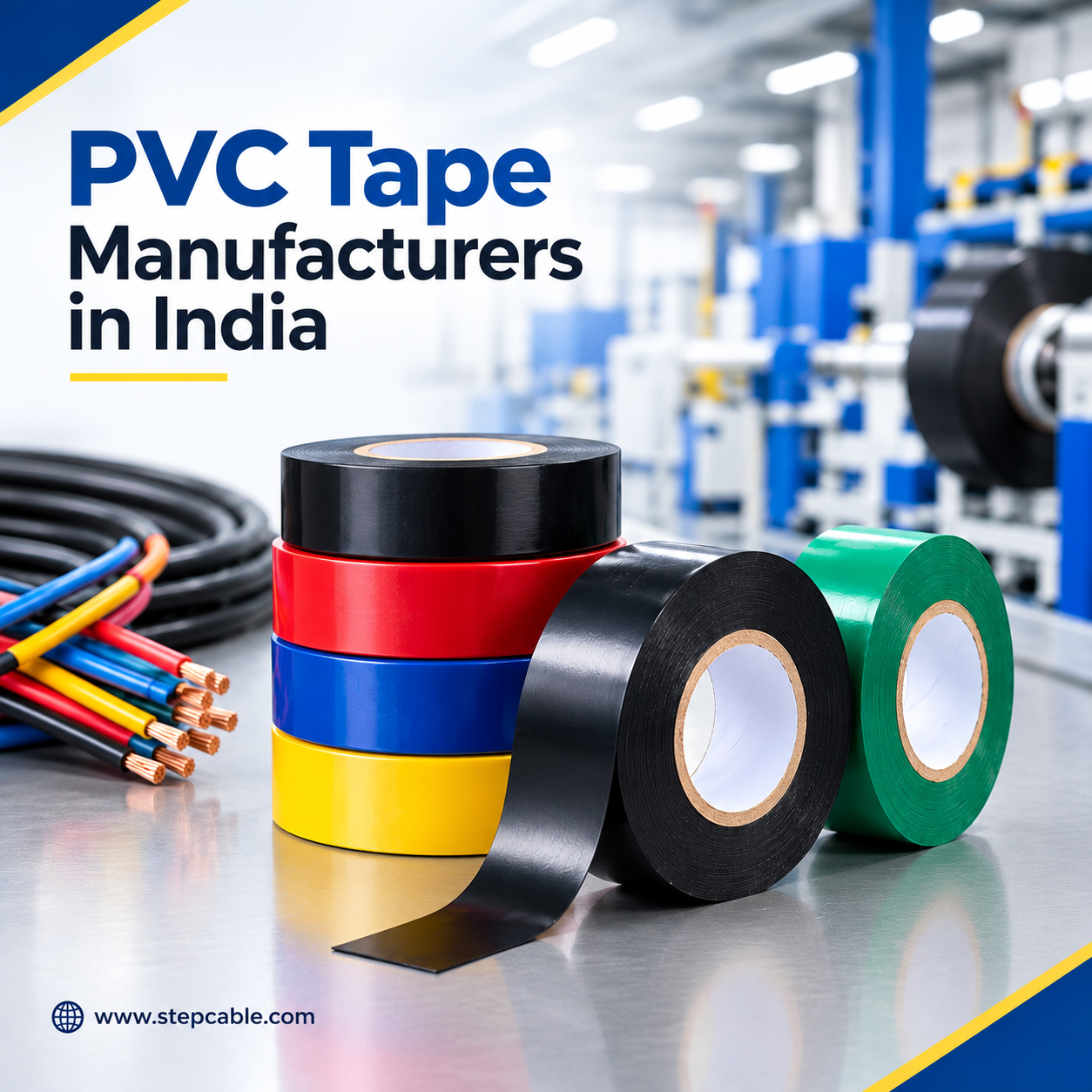PVC Tape Manufacturers in India for Reliable Tapes