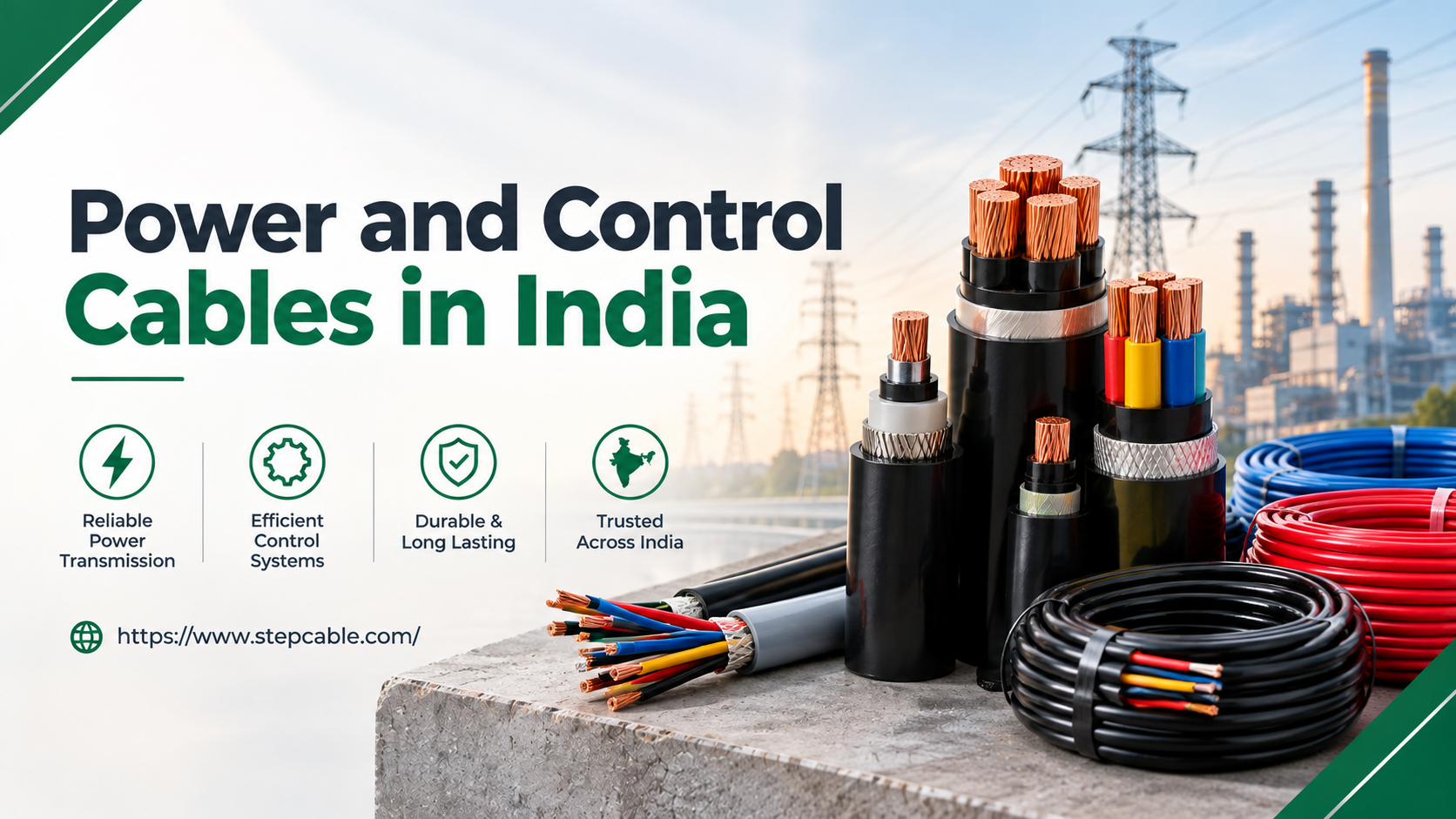 How Power Cables and Control Cables Support Modern Industries